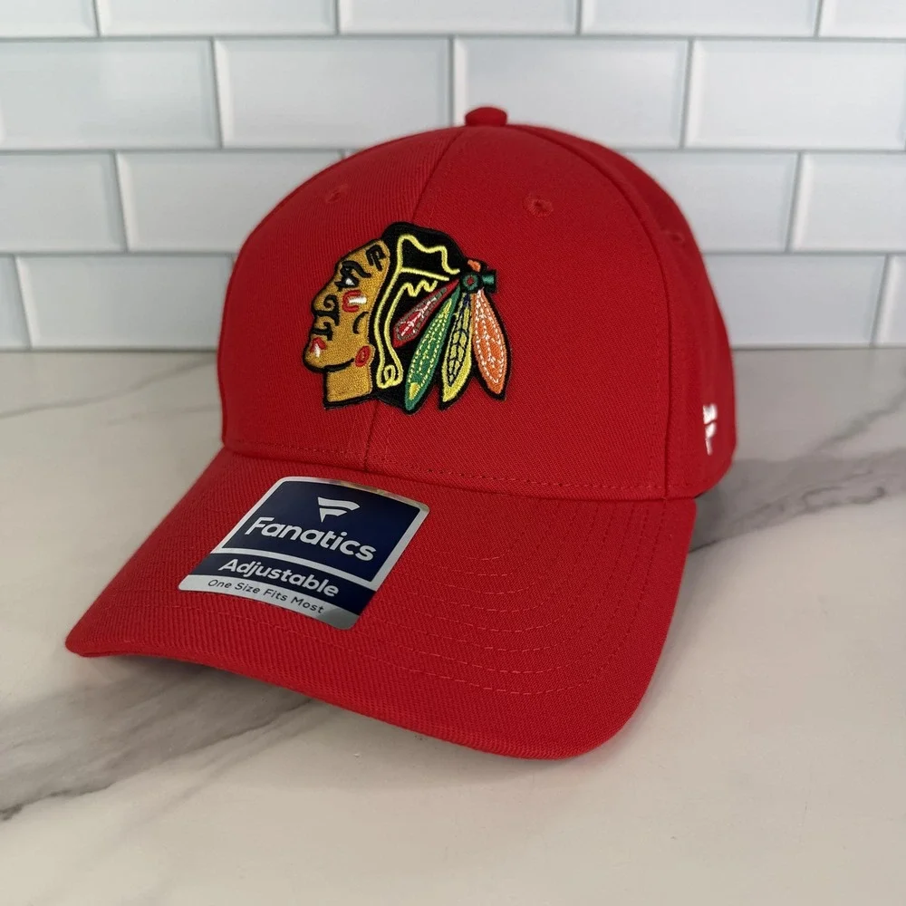 Chicago Blackhawks Hat Cap Strap Back Mens One Size NHL Hockey‎ Connor Bedard